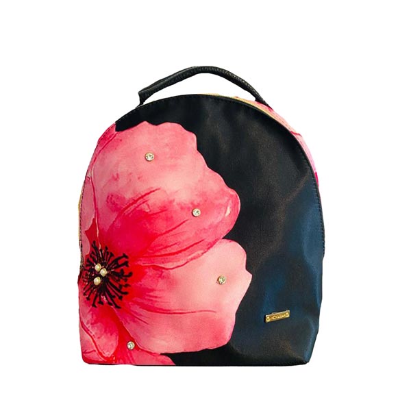Pink hibiscus Mini backpack - ChulaModaLatina