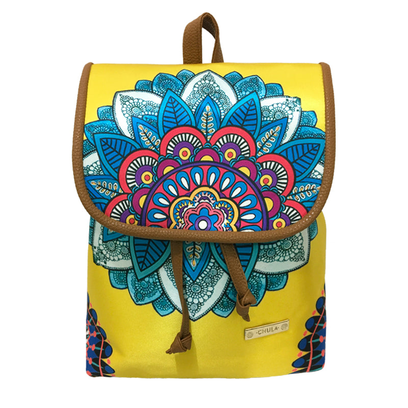 Mandala yellow - Backpack Celine - ChulaModaLatina