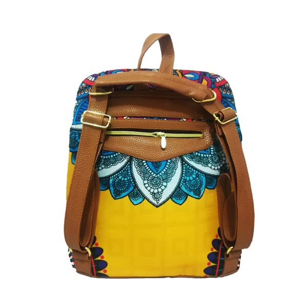 Mandala yellow Backpack - ChulaModaLatina