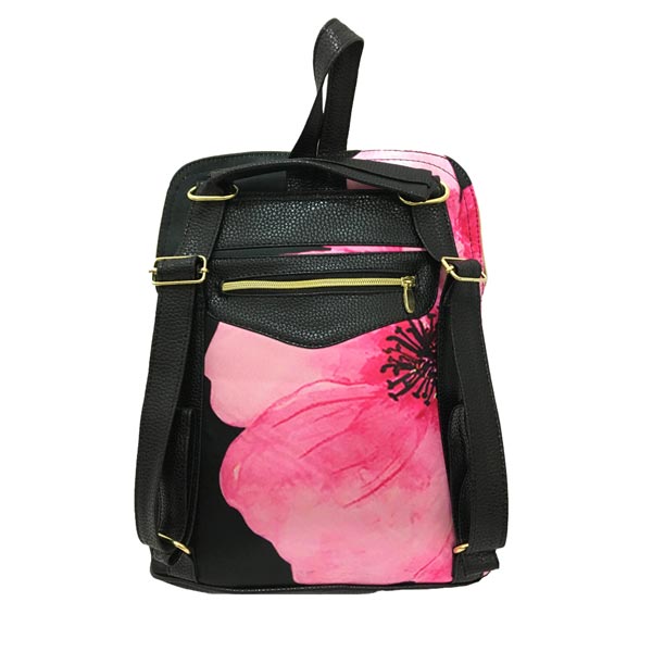 Pink hibiscus Backpack - ChulaModaLatina