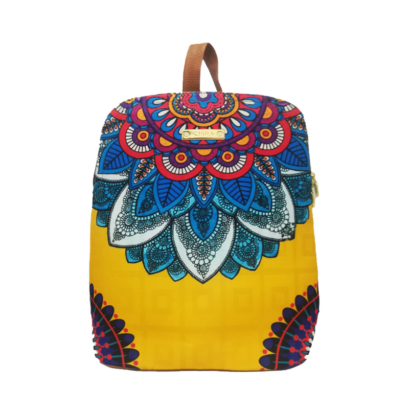 Mandala yellow Backpack - ChulaModaLatina